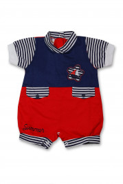 Pagliaccetto in cotone summer a righe