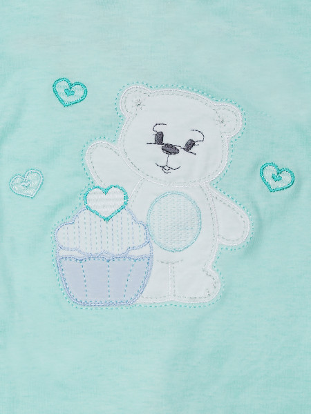 Tutina neonato pasticcino in cotone 2