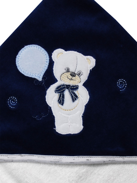 Accappatoio triangolo orsetto con palloncino  2