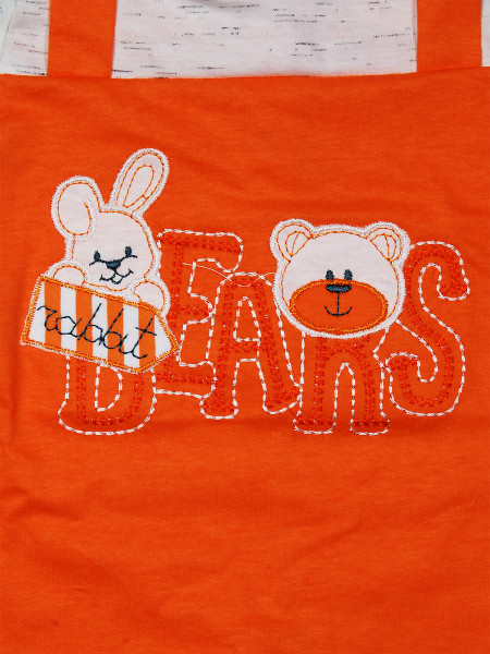 Tutina rabbit bears in cotone jersey 2