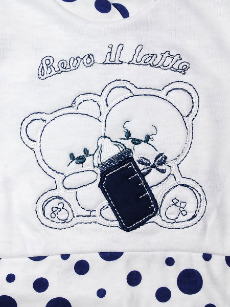 Tutina neonata pois, bevo il latte 100% cotone 2