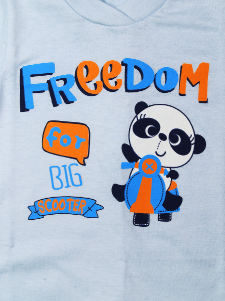 Tutina neonato bimbo freedom in cotone, colore  2