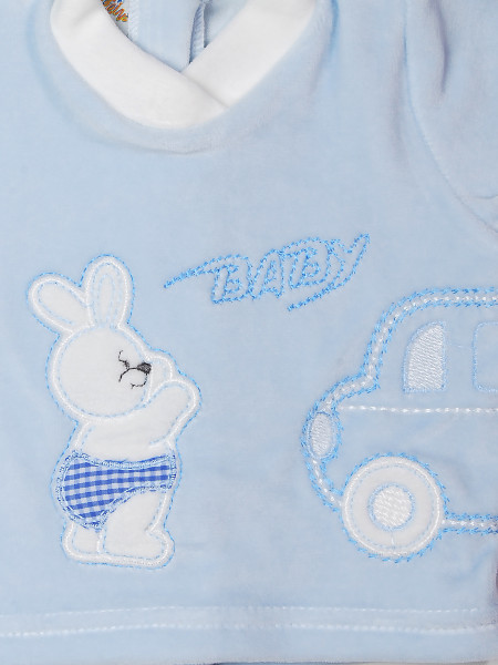 Completino neonato 2 pz Baby rabbit & car 2