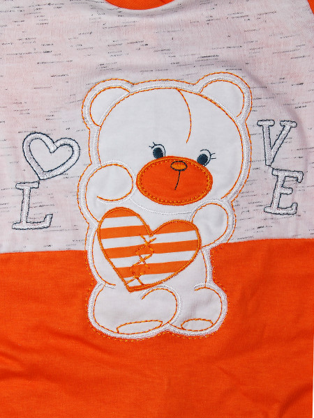 Tutina neonato cotone Teddy love  2