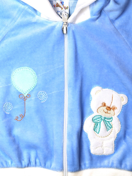 Completo 2 pezzi ciniglia bear balloon  2