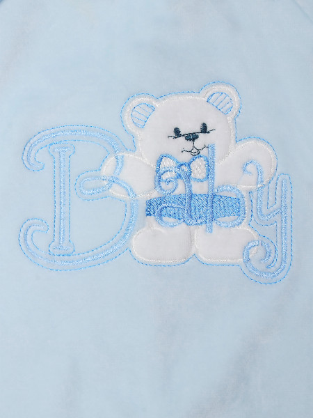Tutina neonato in ciniglia baby bear  2
