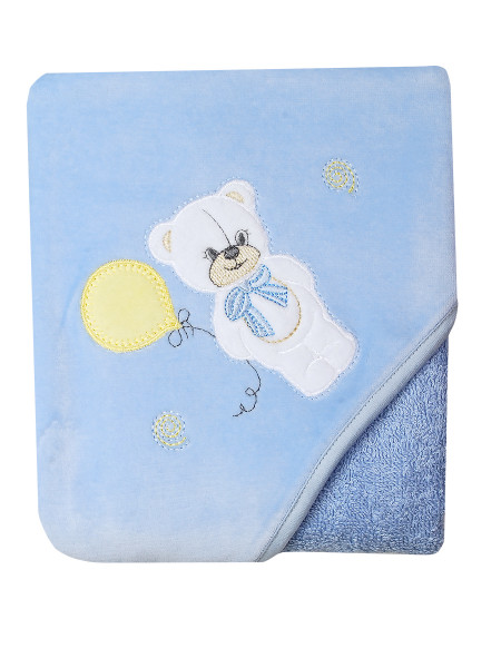 Accappatoio triangolo in spugna palloncino teddy  3