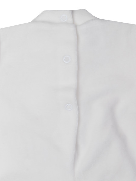 Tutina neonato in ciniglia orsetto su cuscino 3