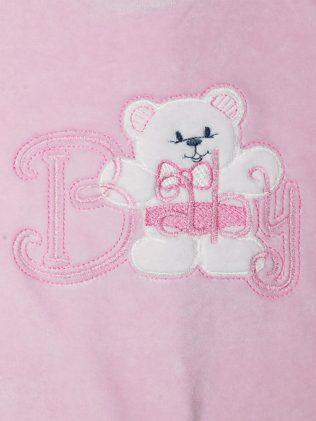 Tutina neonato in ciniglia baby bear 2