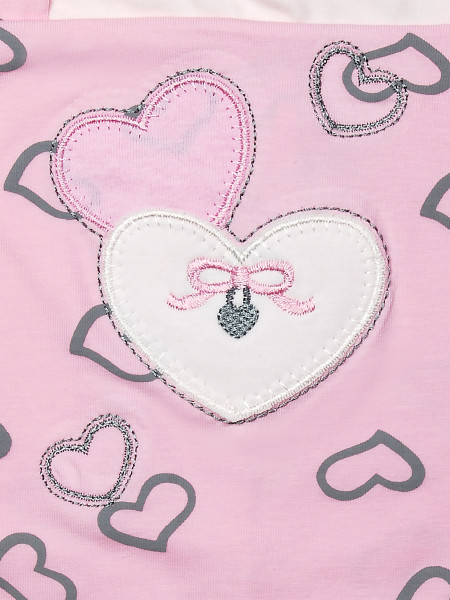 Pagliaccetto con cuoricini da bimba per la stagione estiva 2