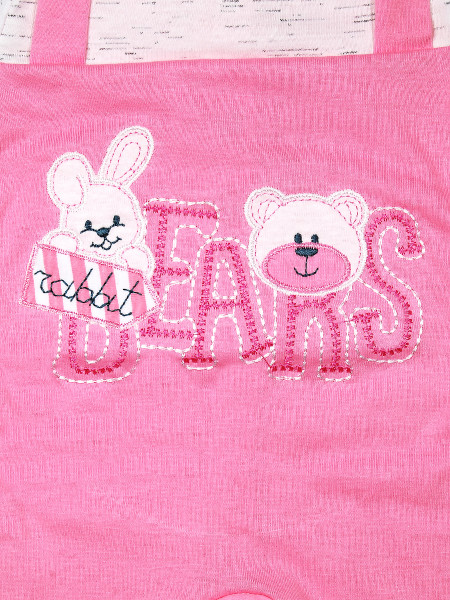 Tutina rabbit bears in cotone jersey 2