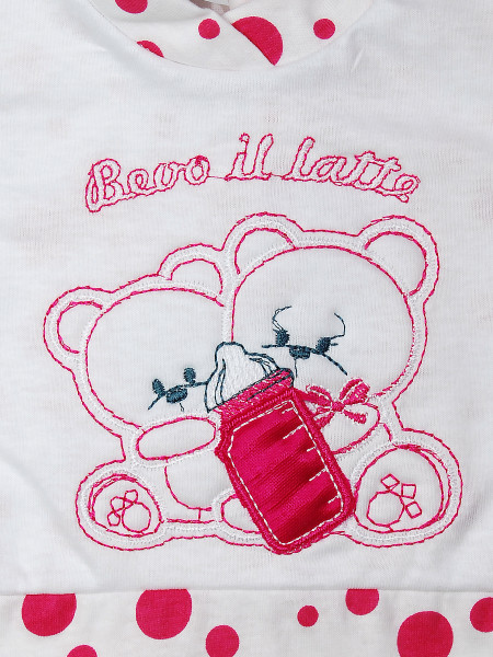 Tutina neonata pois, bevo il latte 100% cotone 2