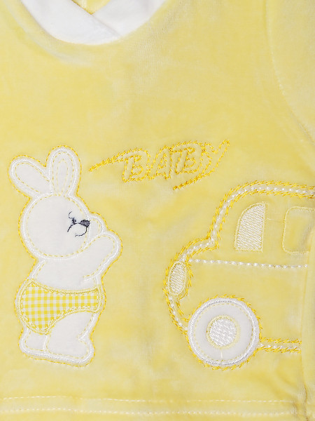 Completino neonato 2 pz Baby rabbit & car 2