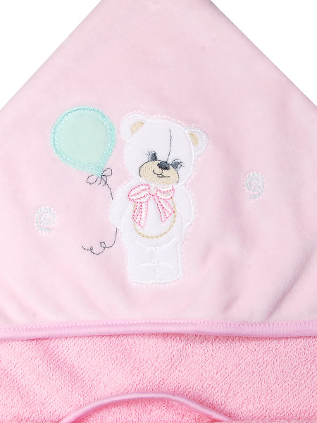 Accappatoio triangolo in spugna palloncino teddy 2