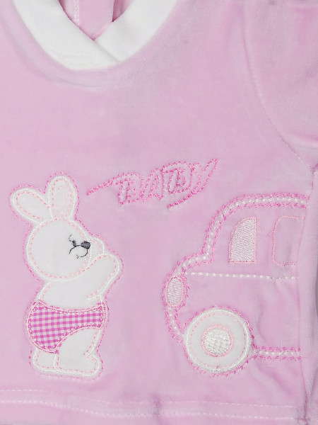 Completino neonato 2 pz Baby rabbit & car 2