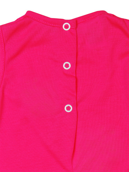 Pagliaccetto neonata smanicato farfalline, in cotone 3