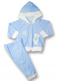 Completo 2 pezzi ciniglia bear balloon