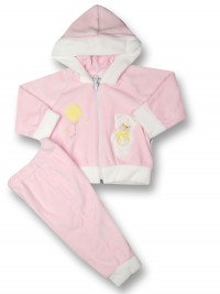 Completo 2 pezzi ciniglia bear balloon