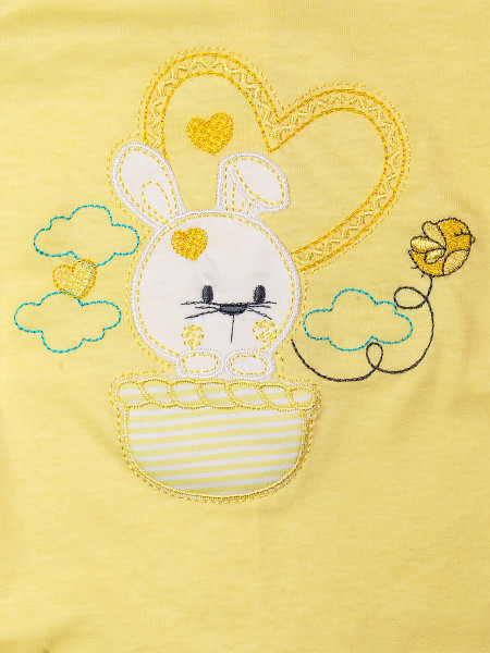 Pagliaccetto coniglietto in mongolfiera 2