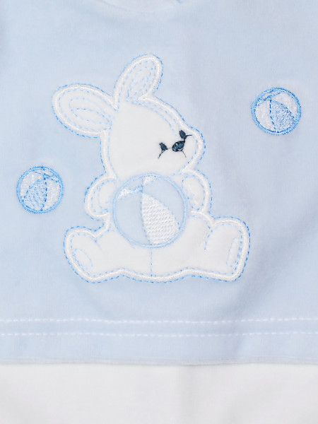 tutina coniglietto palloncini in ciniglia 2