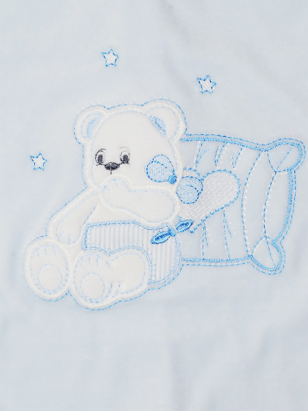 tutina orsetto su cuscino in ciniglia 2