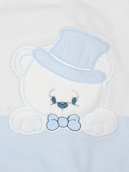 tutina orsetto con tuba in ciniglia 2