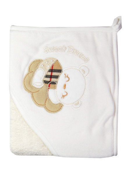 Accappatoio neonato triangolo in spugna sweet dreams 3