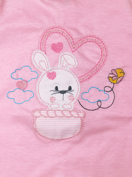 Pagliaccetto coniglietto in mongolfiera 2