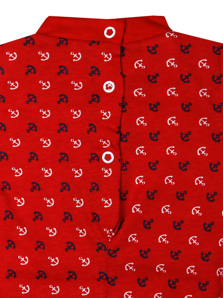 Pagliaccetto neonato cotone gettiamo l'ancora 3