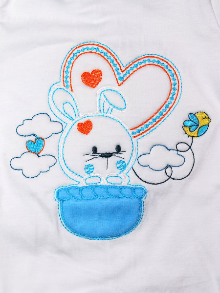 Pagliaccetto neonato coniglietto  2