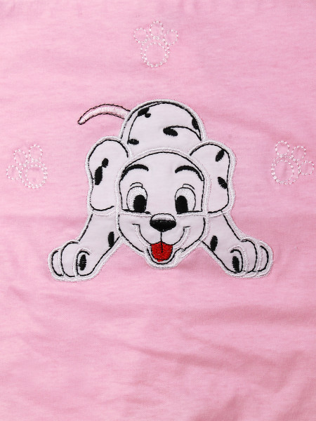Pagliaccetto neonato smanicato cotone dalmata  2