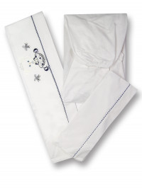 Lenzuola neonata culla 3pz con federa baby princess