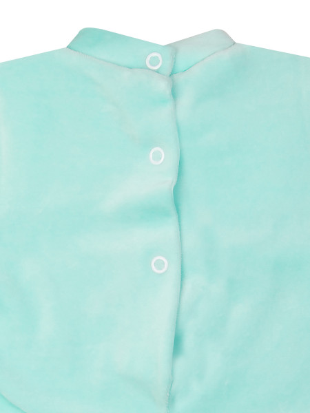tutina neonati in ciniglia cravattino baby 3