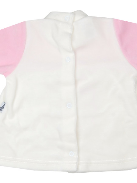 completino neonata ciniglia vestina coniglietta altalena 3