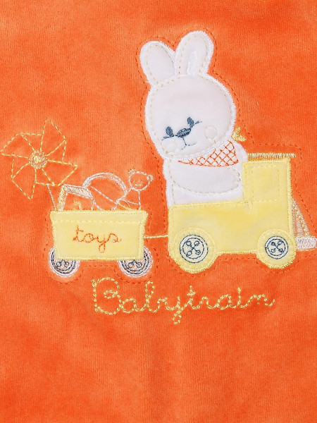 tutina coniglio babytrain in ciniglia 3