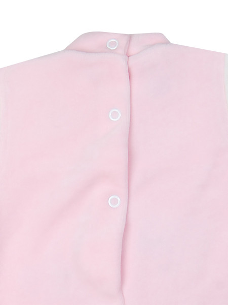 tutina neonati in ciniglia cravattino baby 3