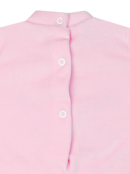 tutina neonata ciniglia conigliette cuore e pizzo 3