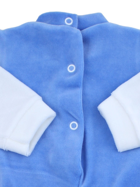 tutina #colore# e bianco in ciniglia #taglia# Orsacchiotto Ciao 3