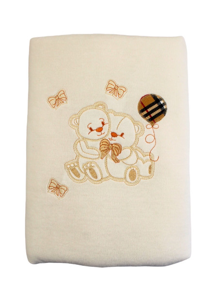 Copertina Culla Neonato in ciniglia, Coniglietto cuore tenero 3