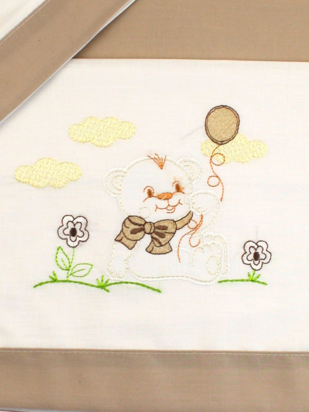 coordinato culla orsetto sul prato e palloncino  2