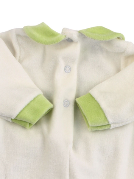 tutina neonata ciniglia quadrifogli portafortuna 3