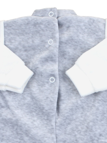 tutina #colore# e bianco in ciniglia #taglia# Orsacchiotto Ciao 3