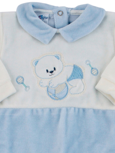 Tutina Neonato ciniglia . tutina orso palla e sonagli 2