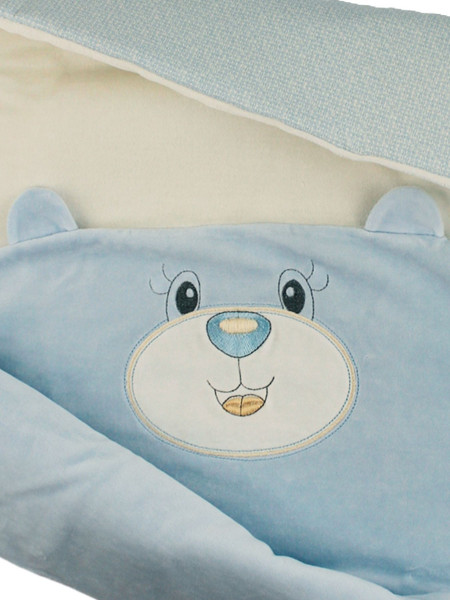 Copertina Neonato culla ciniglia, Orso Muso e Orecchie 2