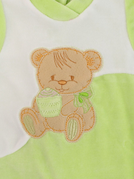 Tutina Neonato ciniglia. Tutina Cookie Bear 2