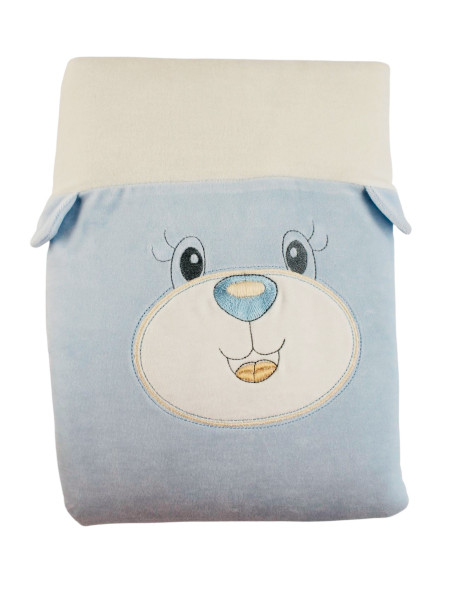 Copertina Neonato culla ciniglia, Orso Muso e Orecchie 3