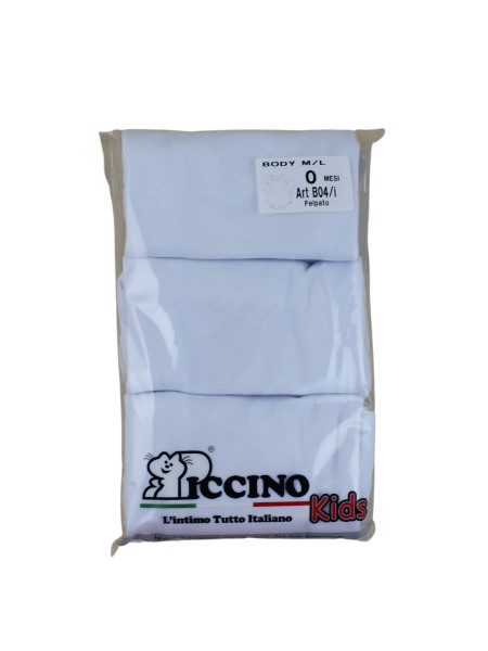 body neonato tris manica lunga caldo cotone  3