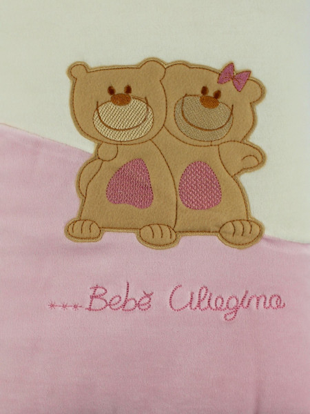 copertina neonato per culla ciniglia, little friends 2