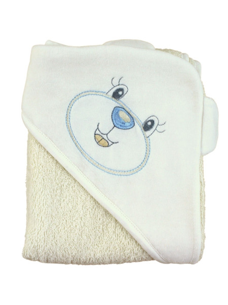 Accappatoio Neonato triangolo Orsetto aby 3