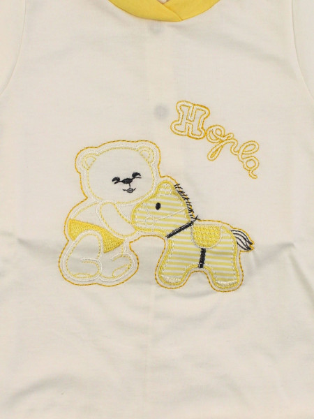 Pagliaccetto hopla cavallino bianco panna 2